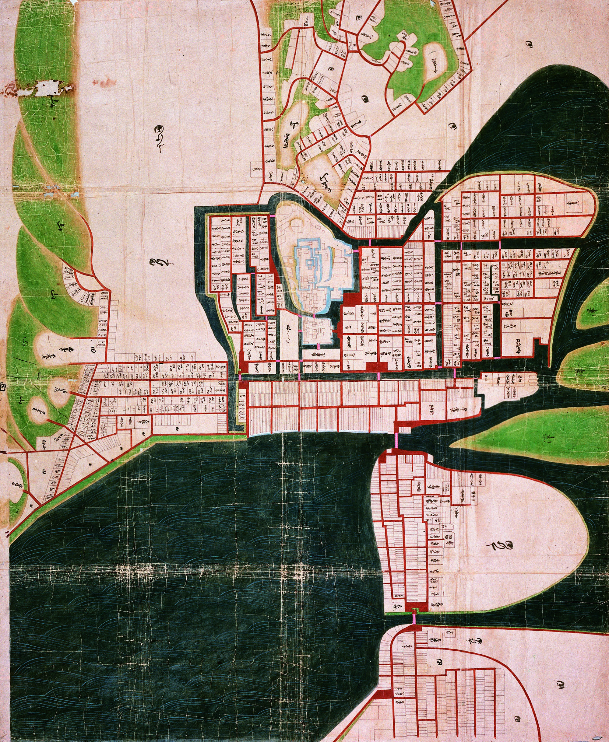 堀尾期松江城下町絵図.jpg 堀尾期松江城下町絵図.jpg